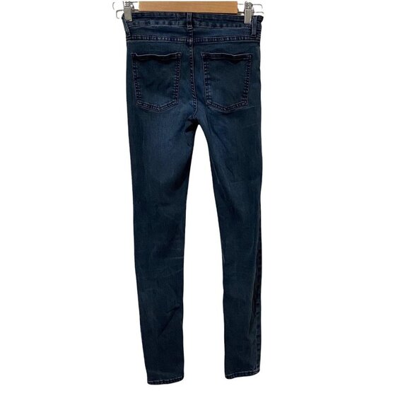 Women's ACNE STUDIOS Jeans Denim Pants Trousers Skinny Blue Skin 5 Deep 24/32 - Picture 3 of 9